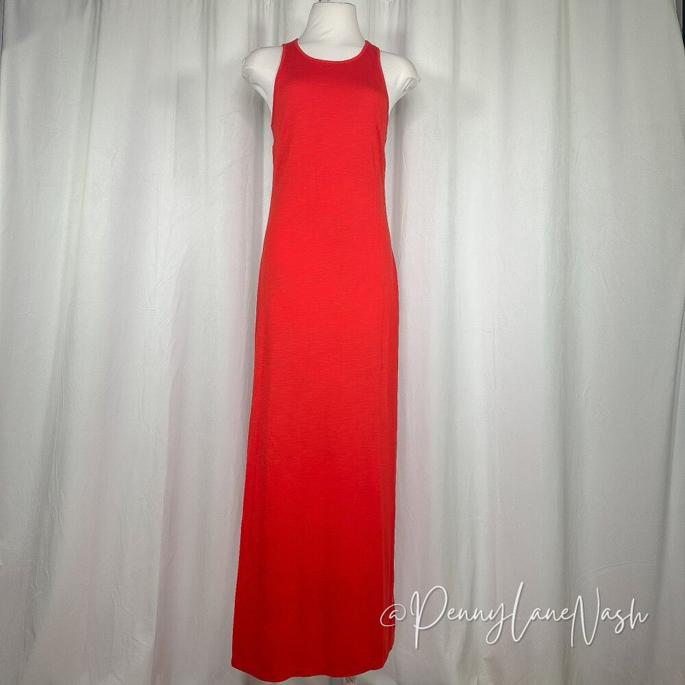 Old Navy Sleeveless Maxi Tank Dress Red - Picture 2 of 9